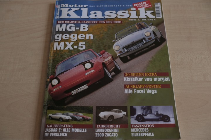 Deckblatt Motor Klassik (01/2002)